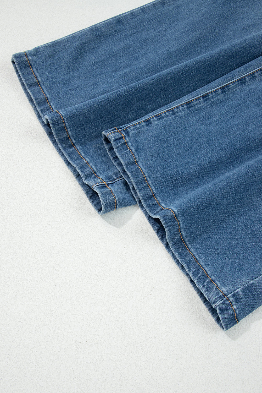 Threaded Pear Aleah Waist Wide Leg Jeans