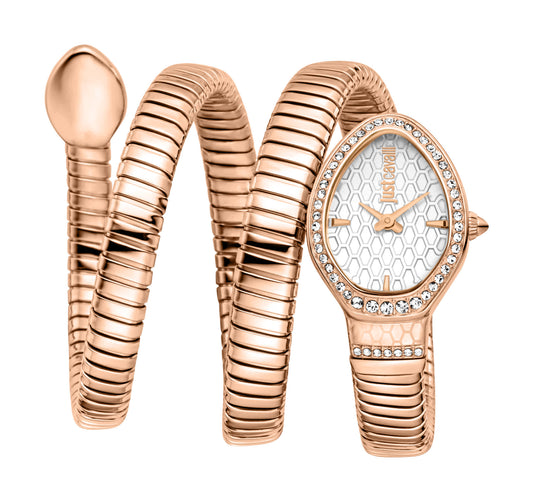 Just Cavalli Women's Snake 316L Stainless Steel IPRG Watch JC1L372M0045
