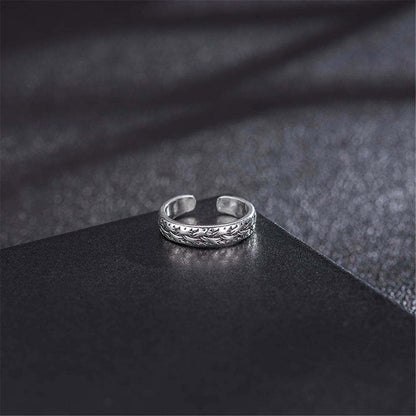 Cubic Zirconia & Silvertone Adjustable Toe Ring Set-3