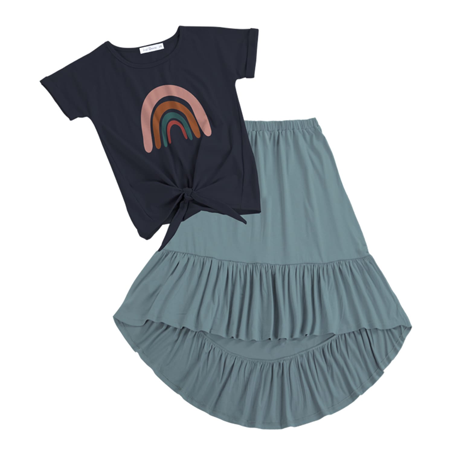 Dark Navy & Dusty Turquoise-