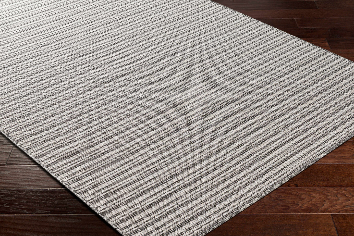 Greg Black Outdoor Area Rug - Clearance