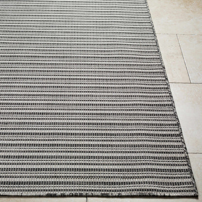 Greg Black Outdoor Area Rug - Clearance