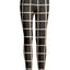 Black Beige Windowpane Plaid
