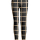 Black Beige Windowpane Plaid