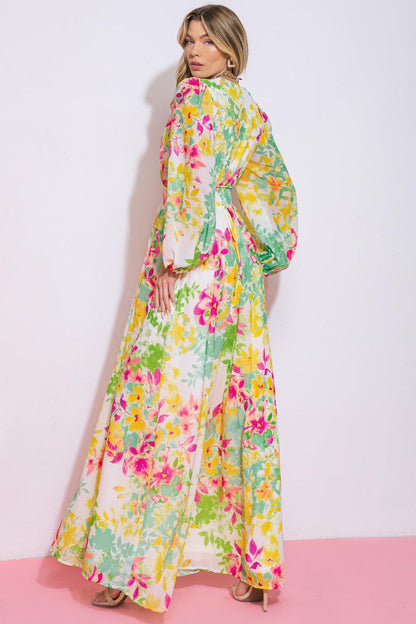 I Ain't Worried Woven Maxi Dress