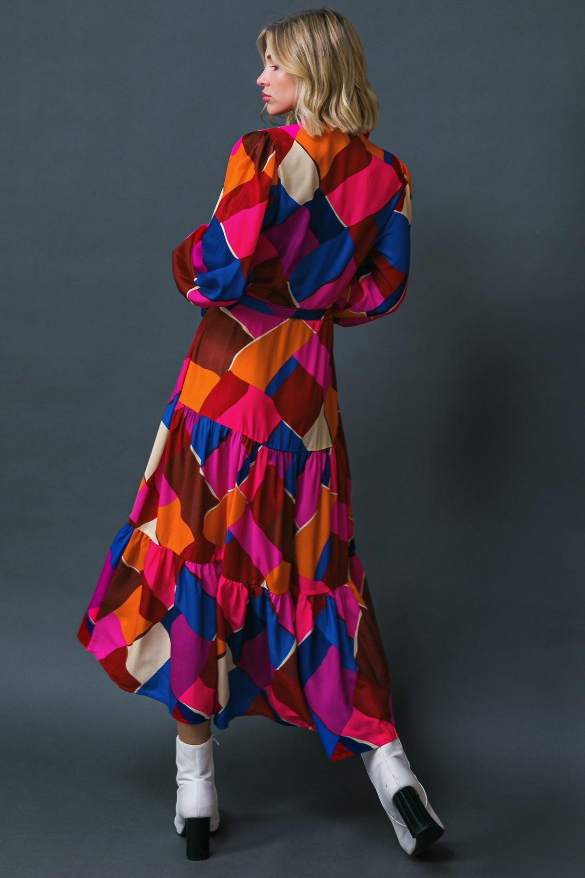 Wise Woman Woven Midi Dress