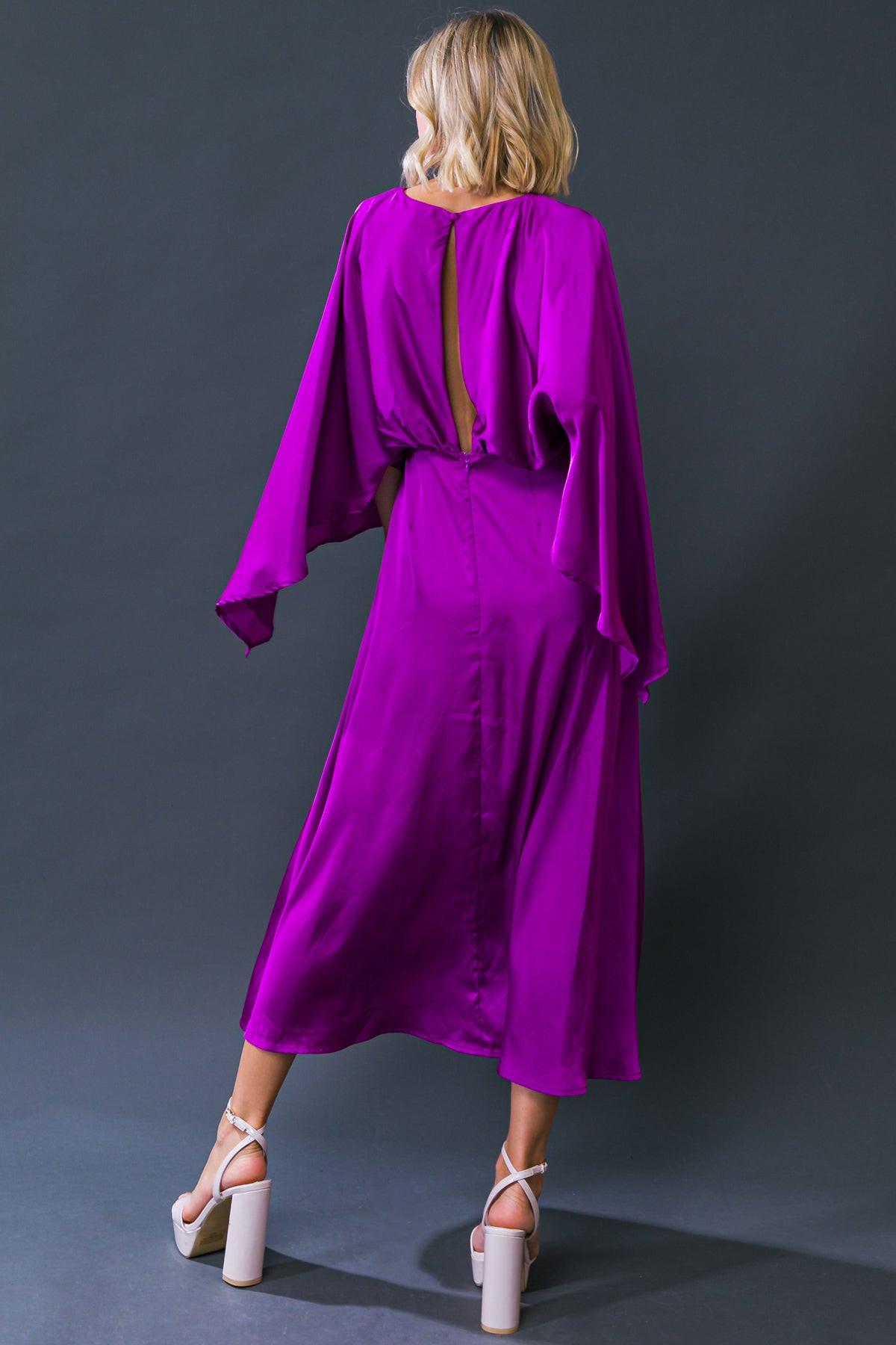 Caught Feelings Woven Midi Dress