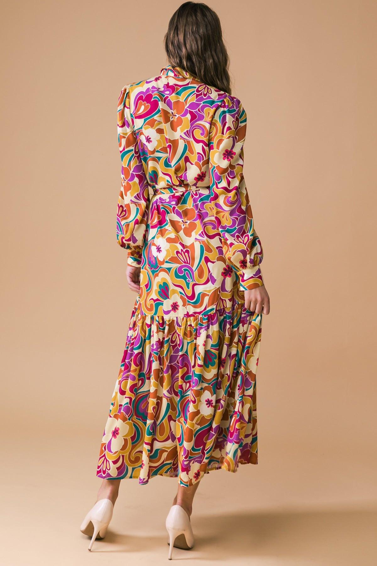My Eyes on You Woven Midi Dress