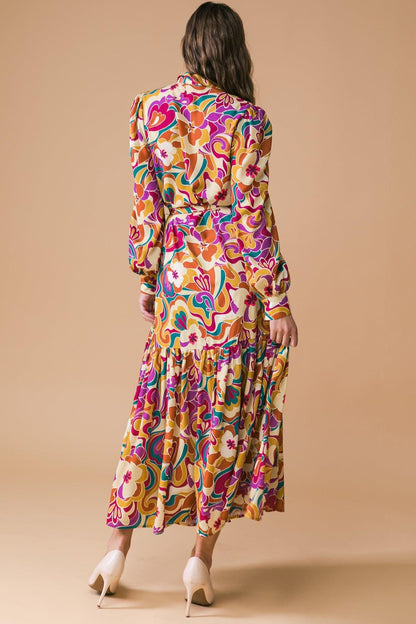 My Eyes on You Woven Midi Dress