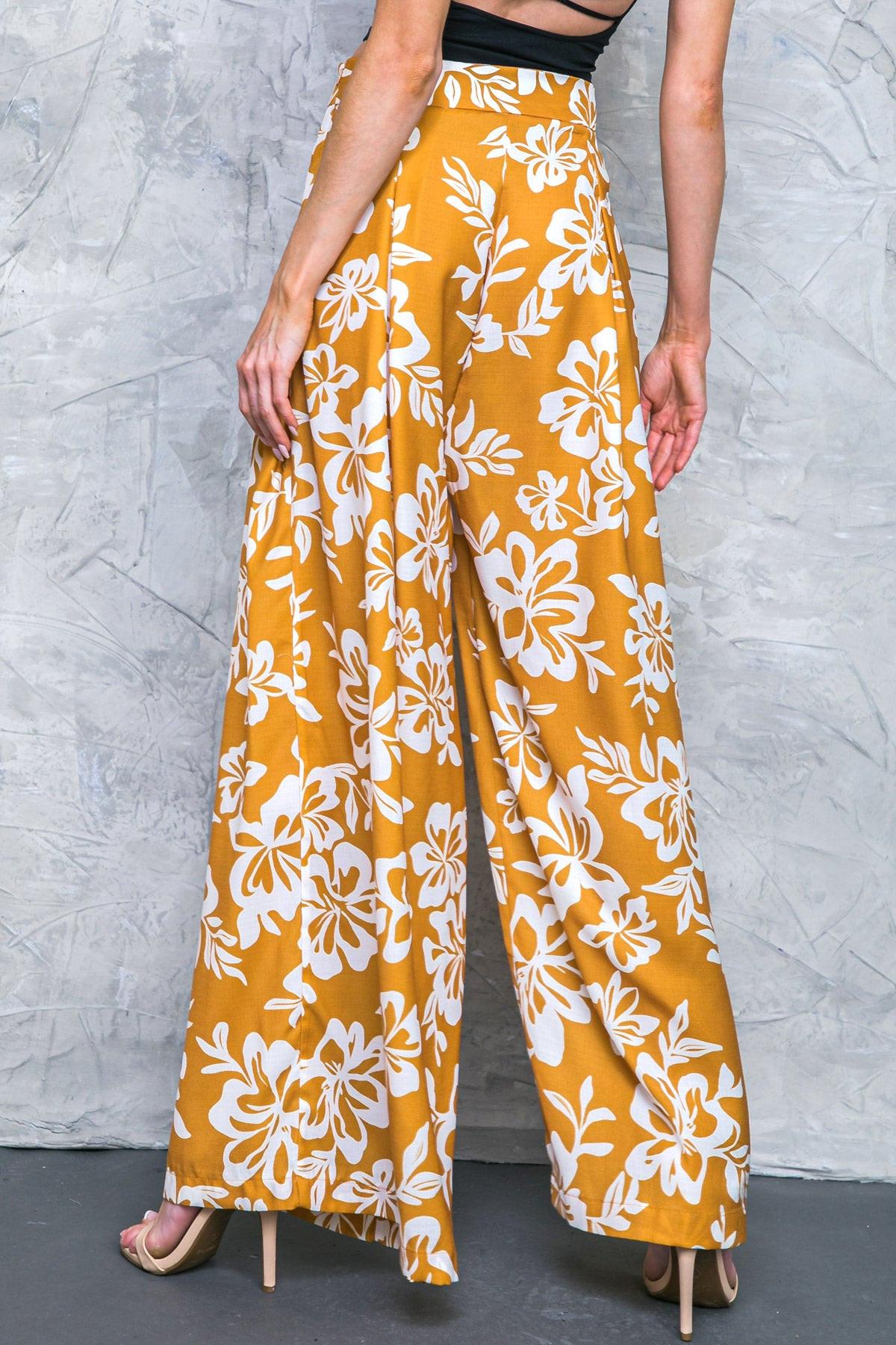 Let the Light in Brown Woven Pants