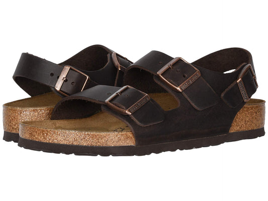 [34871] Unisex Birkenstock Milano Oiled Leather (Regular Width)