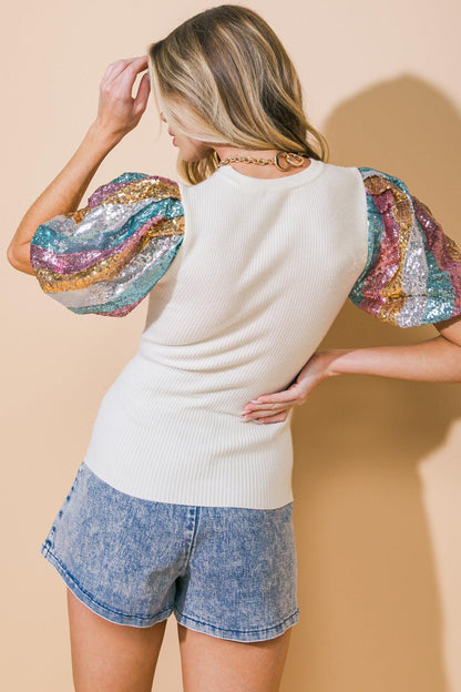 Get Carried Away Sweater Top