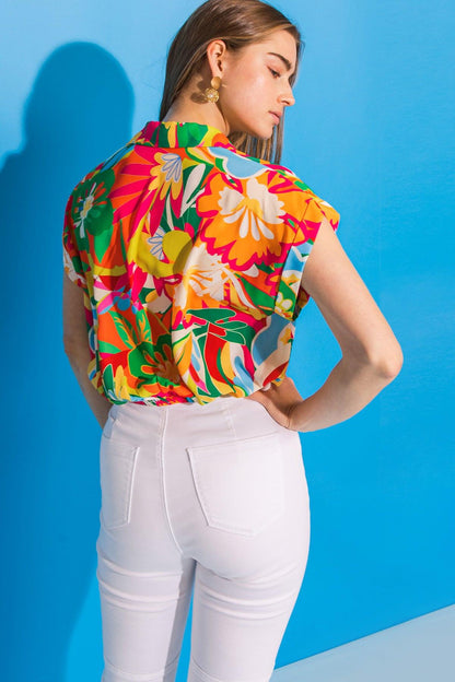 Sweet Dreams Floral Woven Top