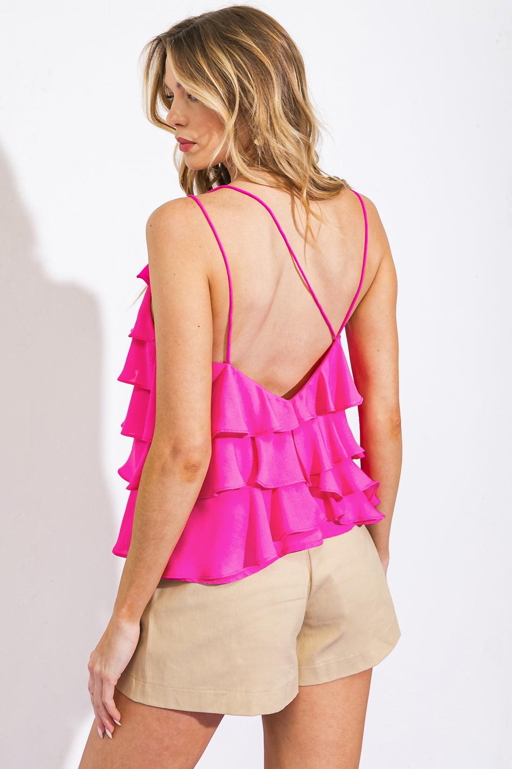 Last in the Waves Woven Top
