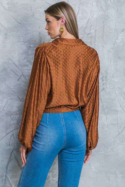 Regal Romance Woven Top