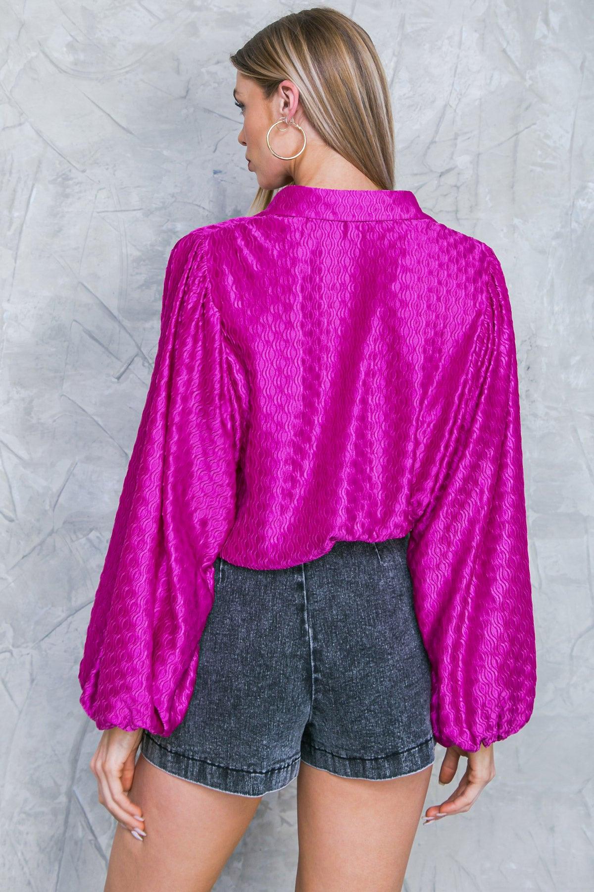 Regal Romance Woven Top