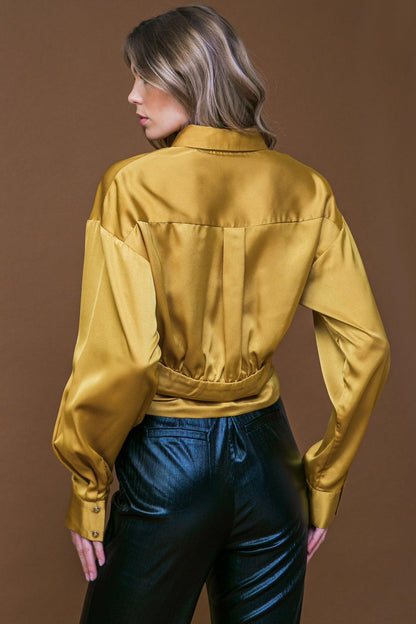 Romantic Moves Woven Top