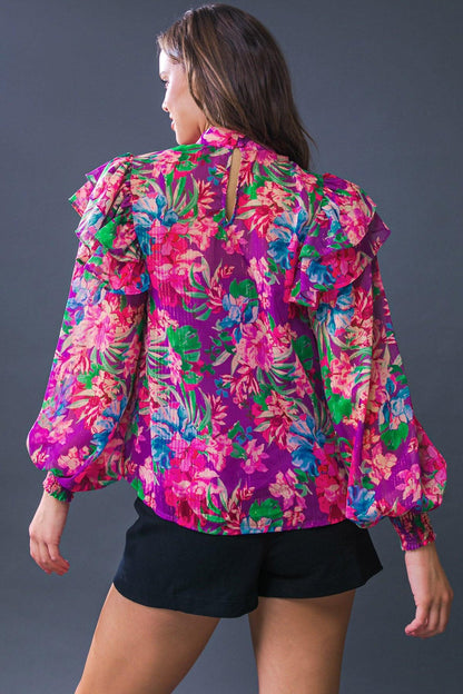 Makes Me Happy Woven Top