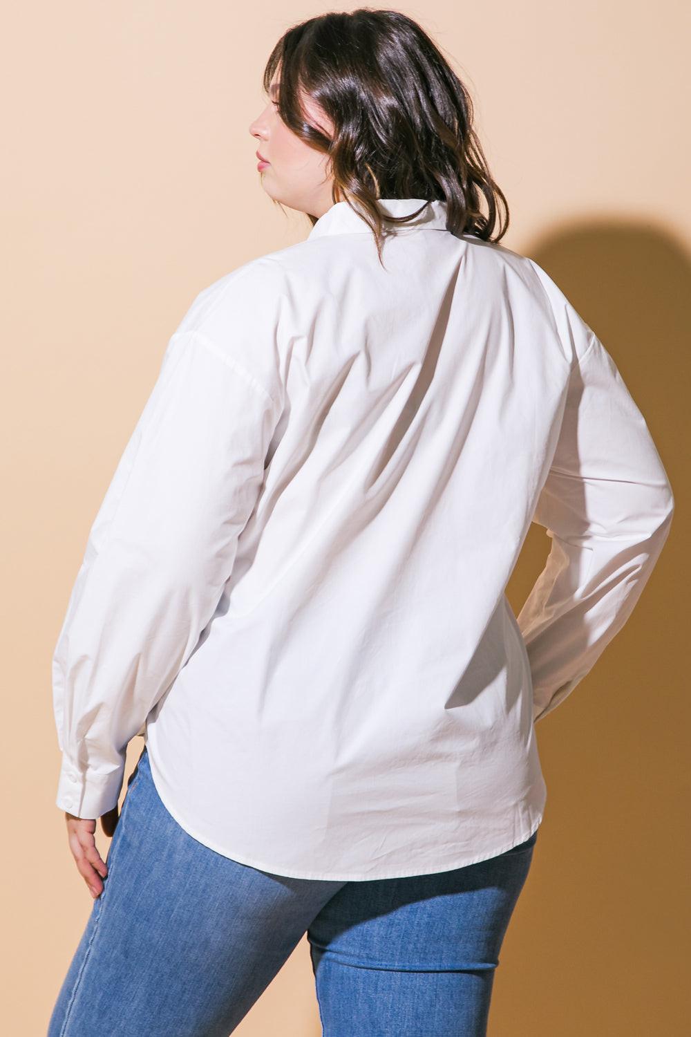 Hit or Miss Poplin Shirt