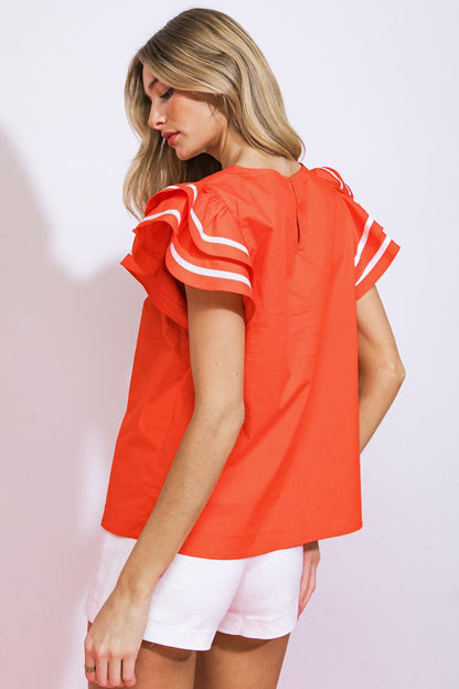 Nice as Can Be Woven Top