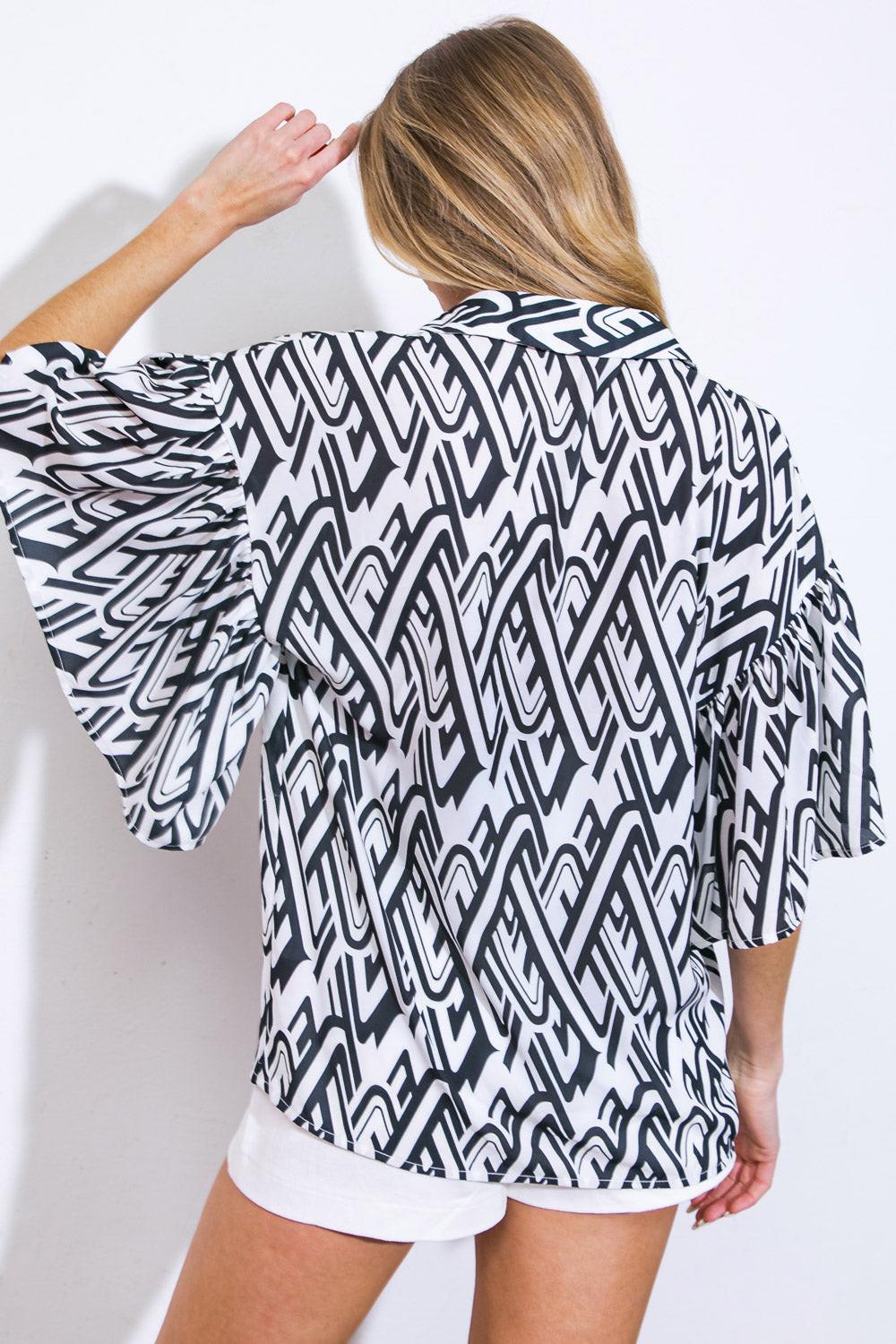 Pretty on Point Woven Top