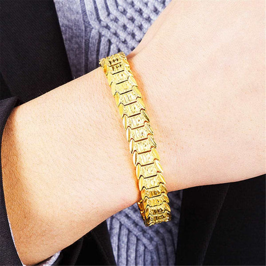 Goldtone Snake Chain Bracelet