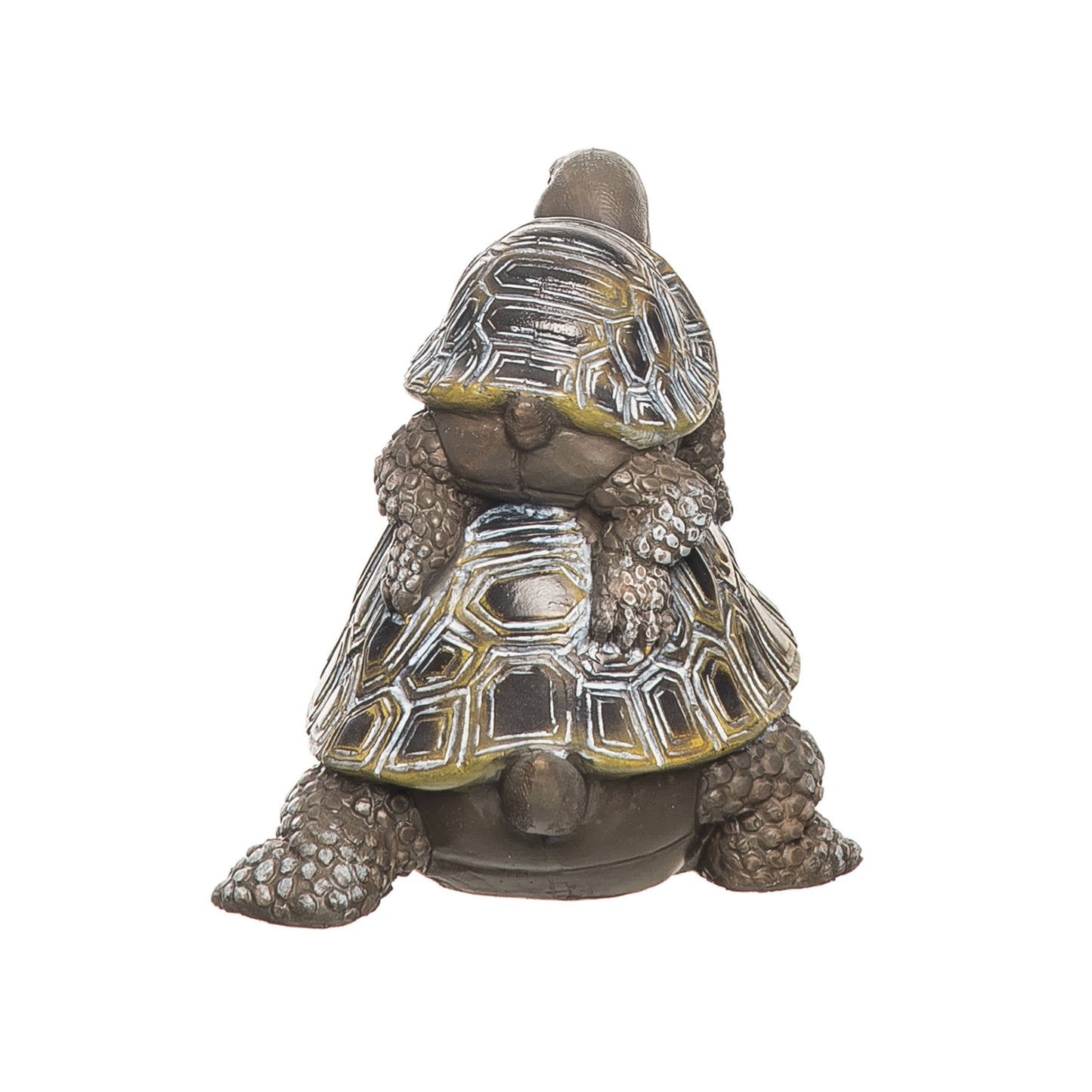 6.75 in Gray Spring Stacked Turtle Figurine Decorative Object for Home and Garden Spring Decor