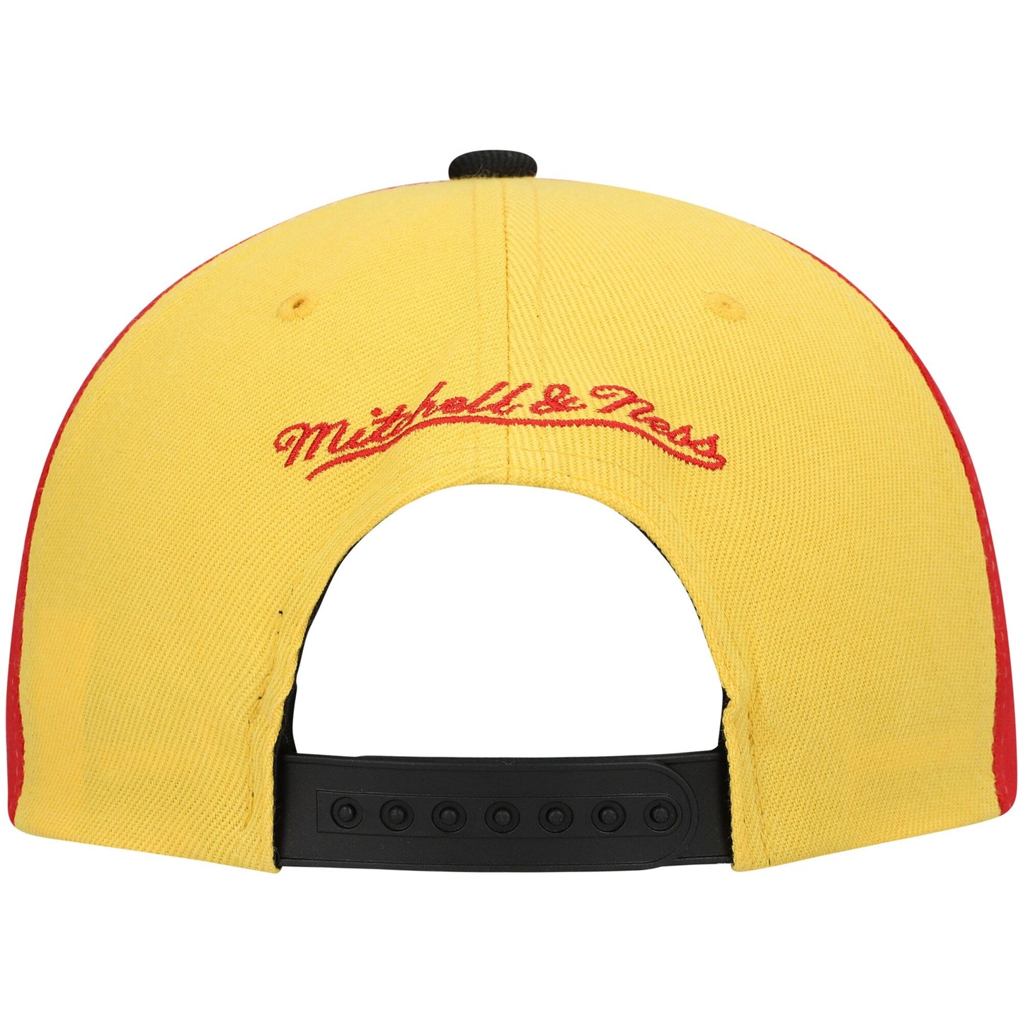 Men's Mitchell & Ness NBA On The Block Snapback Hwc Hawks - Gold-Black