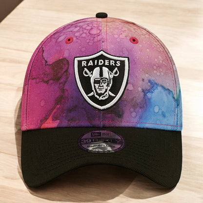 New Era Men's NFL Las Vegas Raiders 3930 Crucial Catch Flex Hats