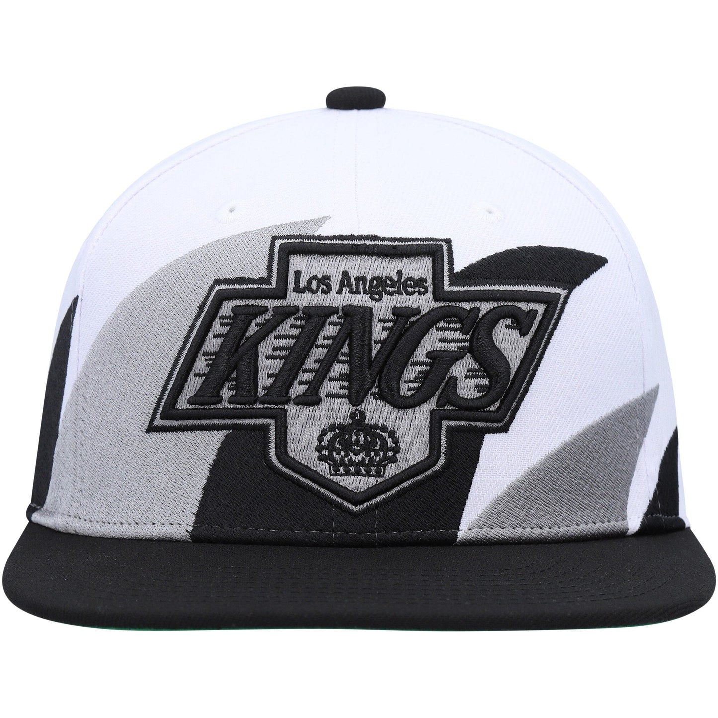 Men's Mitchell & Ness Nhl Vintage Sharktooth Snapback Kings - White