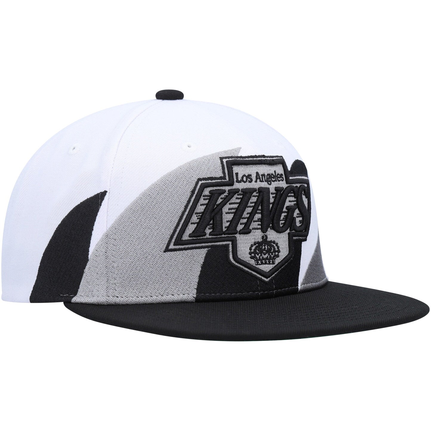 Men's Mitchell & Ness Nhl Vintage Sharktooth Snapback Kings - White