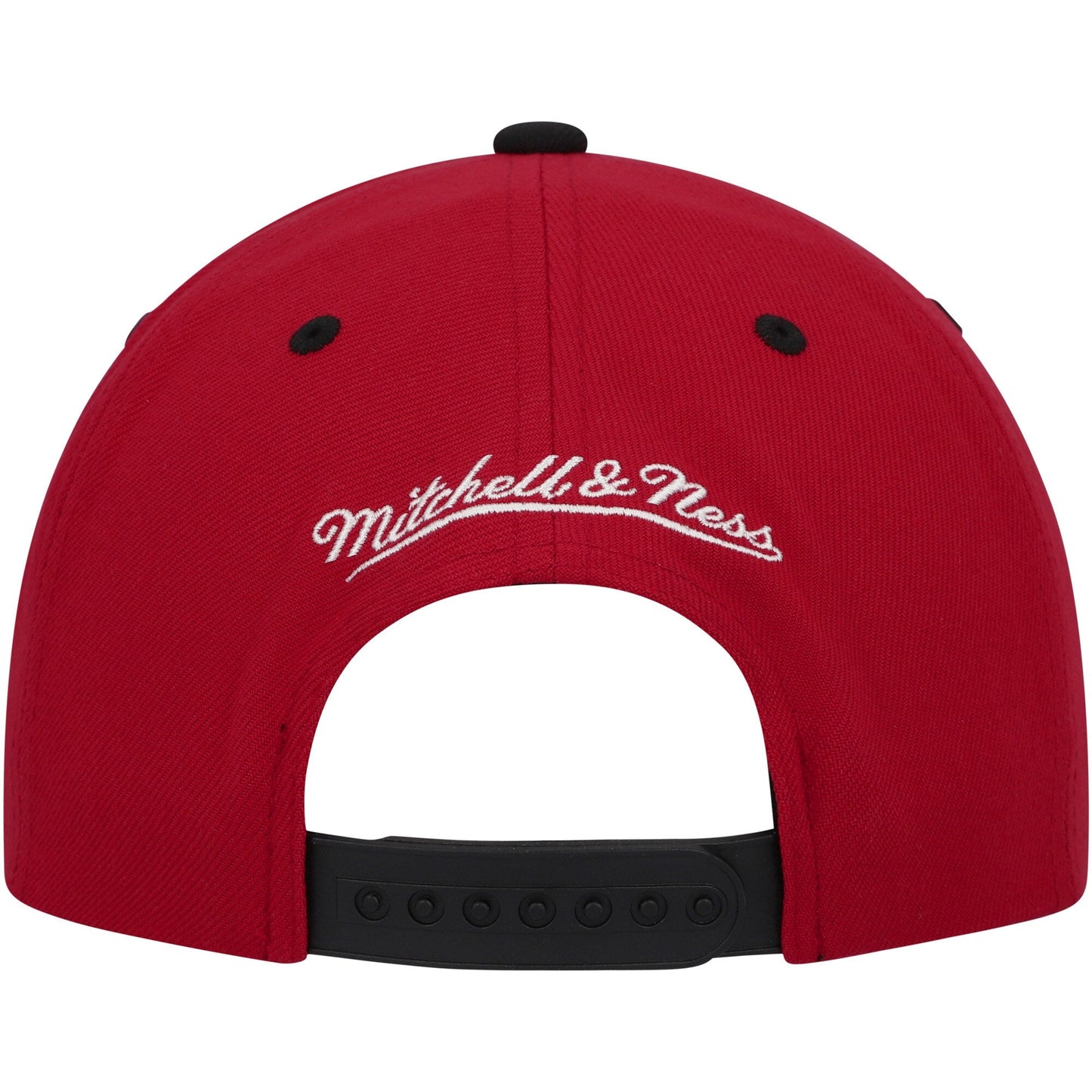 Men's Mitchell & Ness NBA Transcript Snapback Hwc Heat - Red-Black
