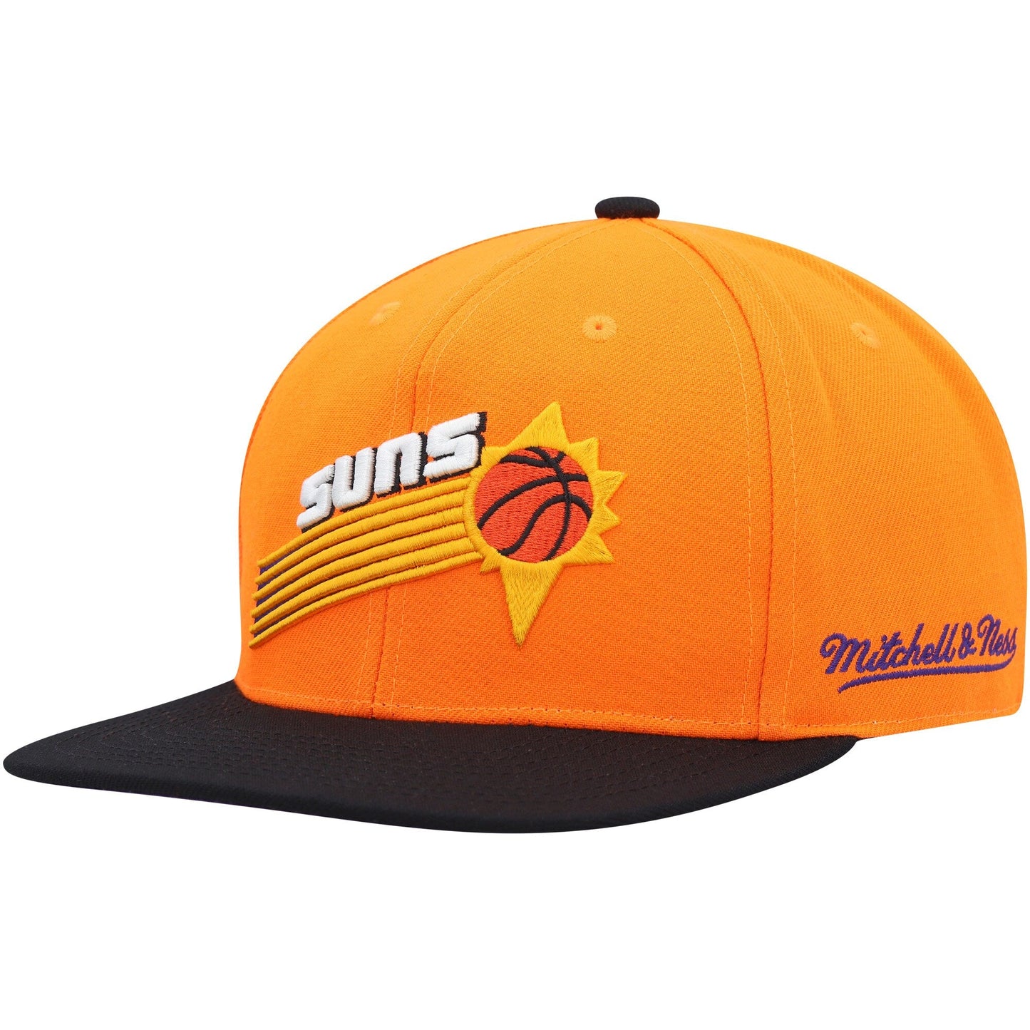 Mitchell & Ness Men's NBA Team Side Fitted Hwc Suns Fitted Caps