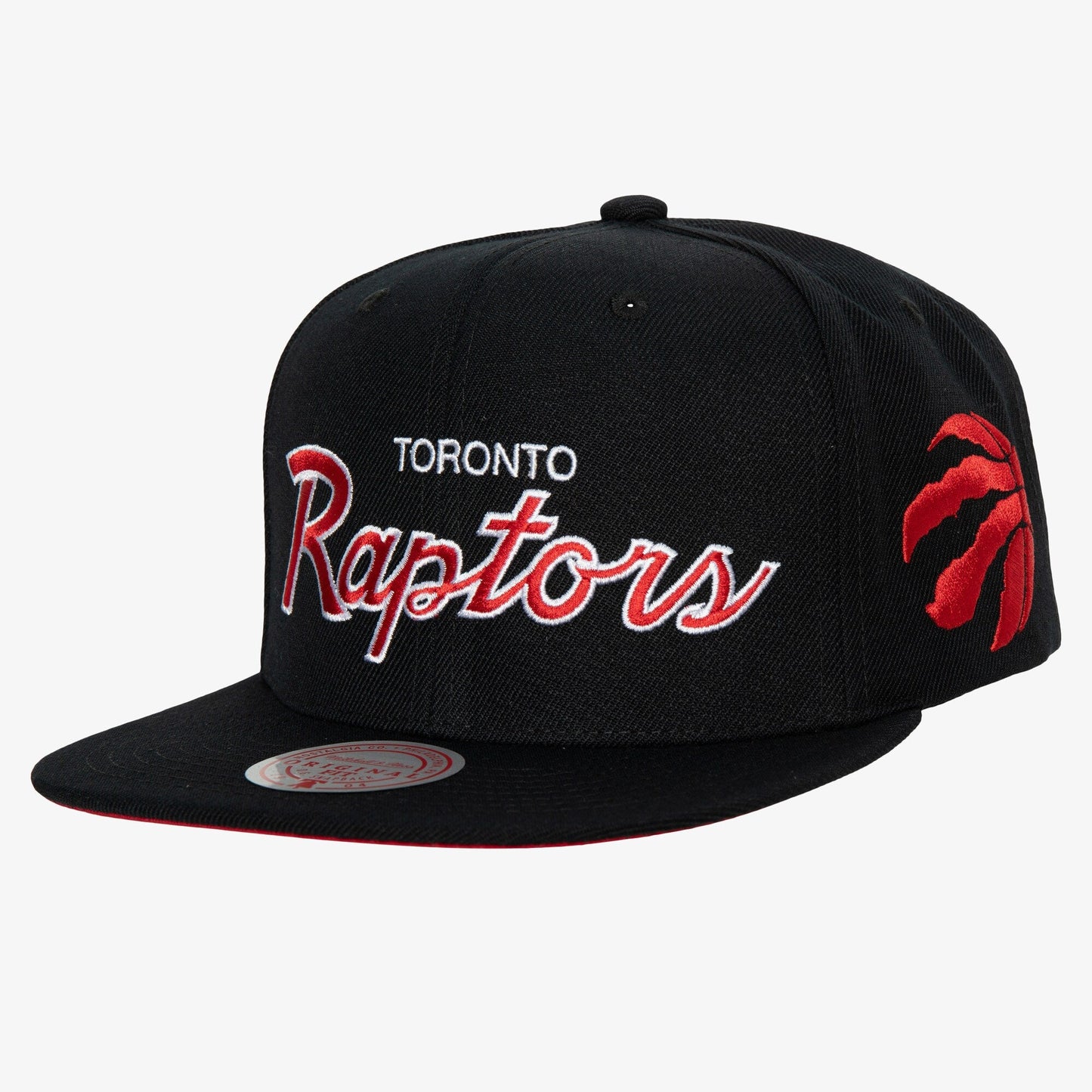 Men's Mitchell & Ness NBA Team Script 2 Snapback Raptors