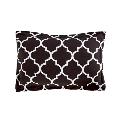 Elegant Comfort 3-Piece Moroccan Trellis Reversible Comforter Set