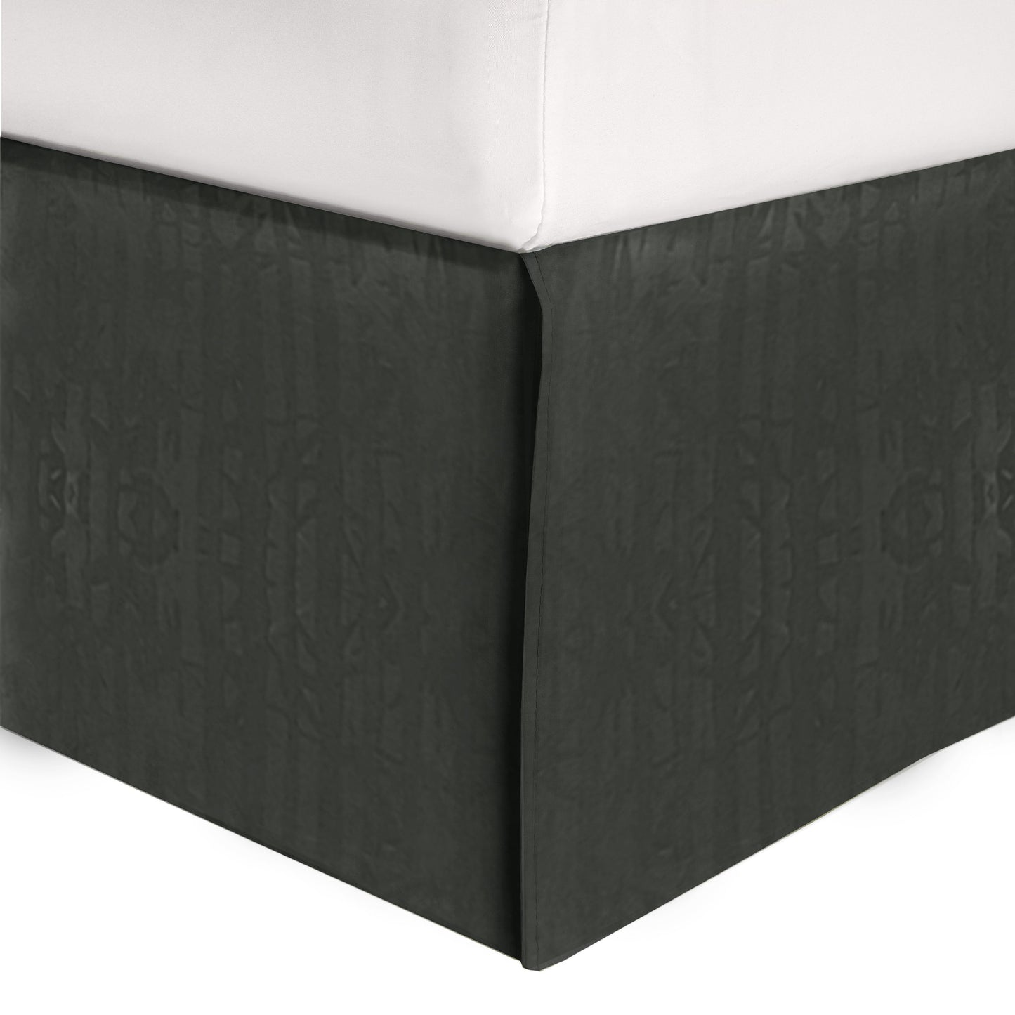 Elegant Comfort 8-Piece Bamboo Floral Pattern Comforter Set- Includes 4-Piece Sheet Set with Double Sided Storage Pockets