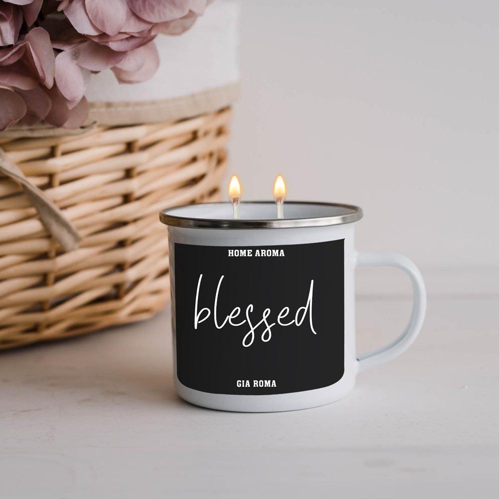 Candle Mug Gift 16oz by Gia Roma