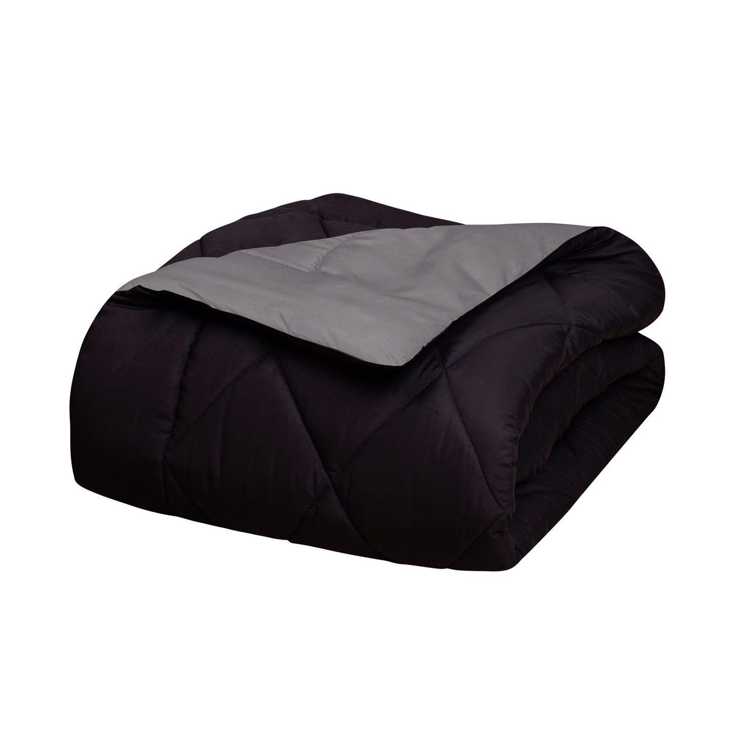 Elegant Comfort 3-Piece Reversible Diamond Stitched Comforter & Shams