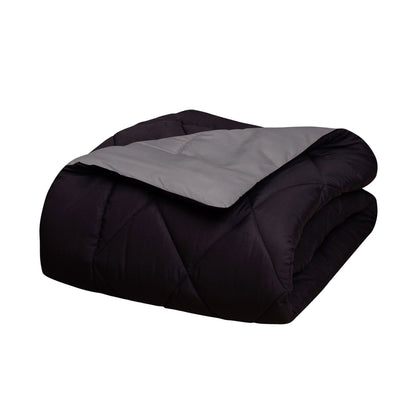 Elegant Comfort 3-Piece Reversible Diamond Stitched Comforter & Shams