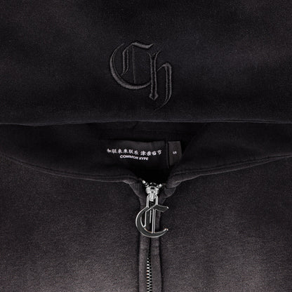 Common Hype Zip-Up Black