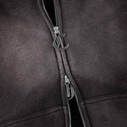 Common Hype Zip-Up Black