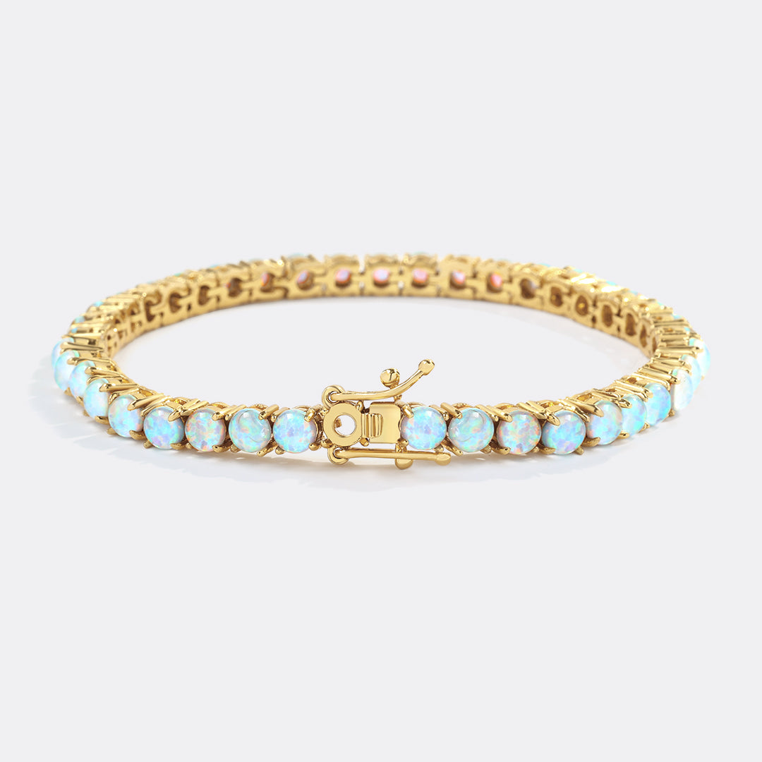 Mint & Lily Blue Opal Tennis Bracelet
