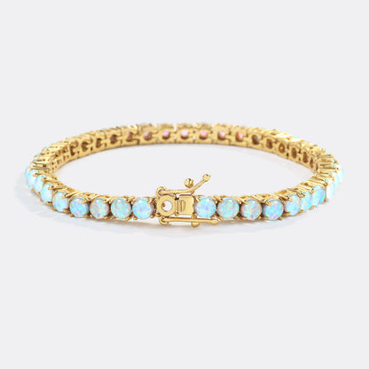 Mint & Lily Blue Opal Tennis Bracelet