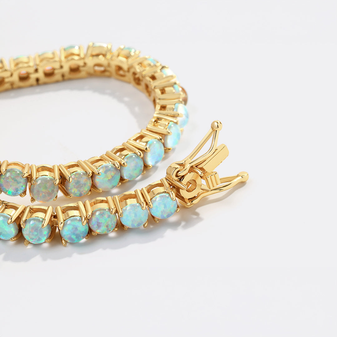 Mint & Lily Blue Opal Tennis Bracelet