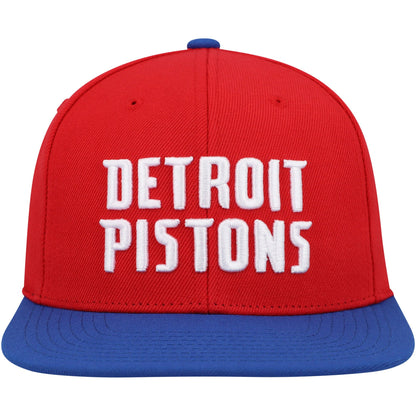 Mitchell & Ness Men's NBA Core Basic Snapback Pistons Red-Royal