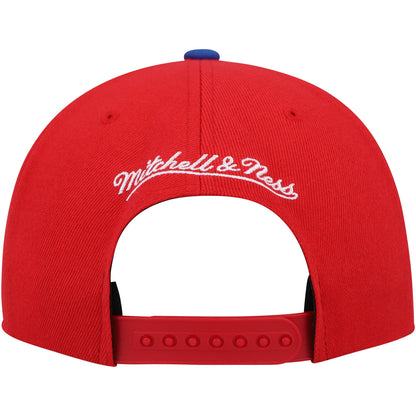 Mitchell & Ness Men's NBA Core Basic Snapback Pistons Red-Royal