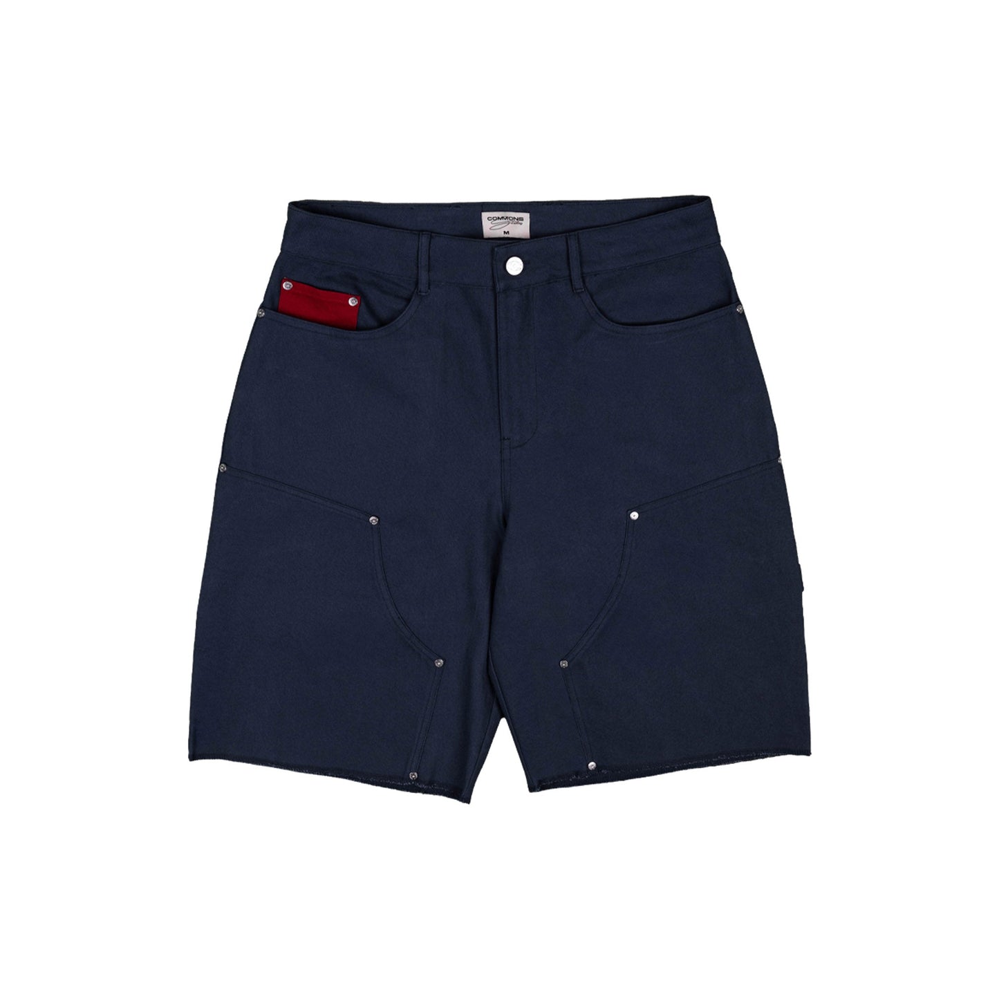 Commons Double Knee Canvas Short Navy