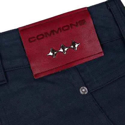 Commons Double Knee Canvas Short Navy