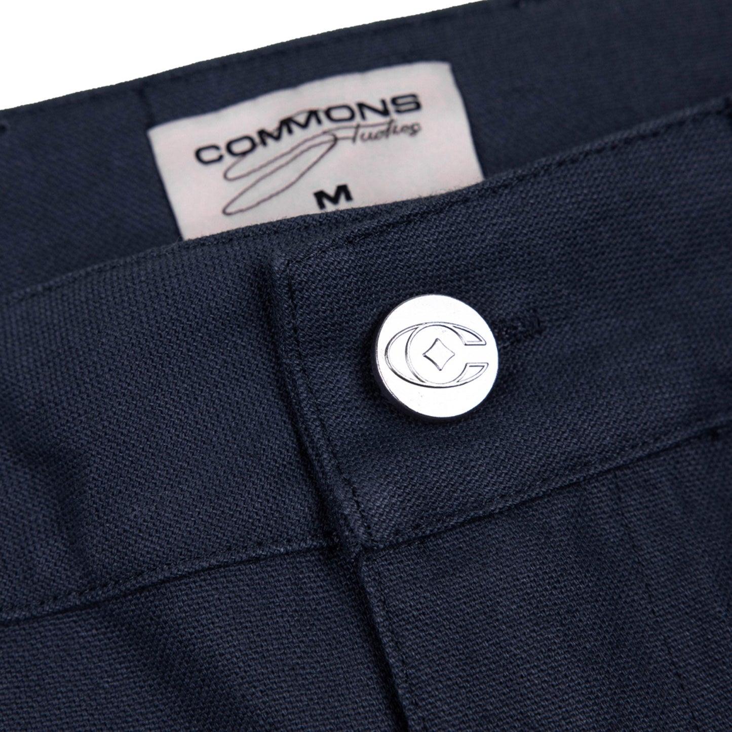 Commons Double Knee Canvas Short Navy