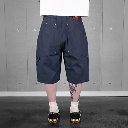 Commons Double Knee Canvas Short Navy
